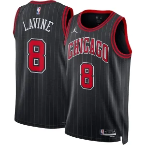Zach LaVine Chicago Bulls Jordan Brand Unisex Elegant Swingman Jersey Statement Edition Black for Basketball Enthusiasts