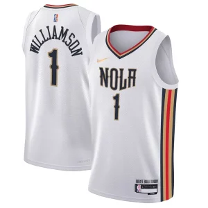 Zion Unique Williamson New Orleans Pelicans Nike Youth Swingman Jersey City Edition White for Basketball Enthusiasts