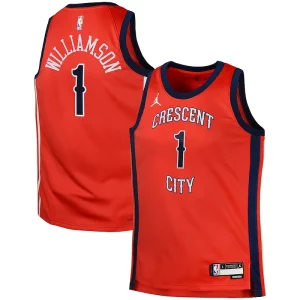 Zion Williamson New Orleans Pelicans Jordan Elegant Brand Swingman Jersey Statement Red Perfect for Game Day