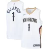Zion Williamson New Orleans Pelicans Nike Youth Swingman Player Jersey Association Fabulous Edition White/Navy Must - Have for Jerseys Lovers